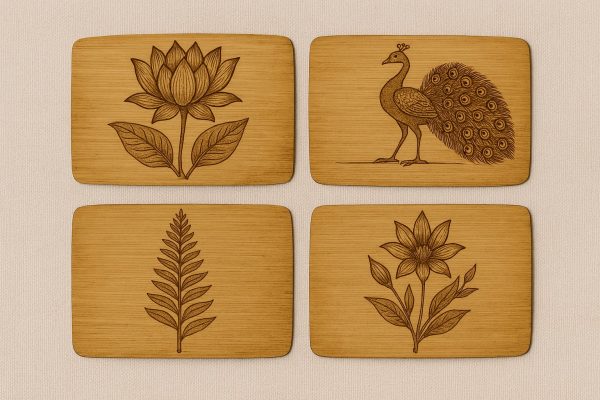 Engraved Wooden Coaster​